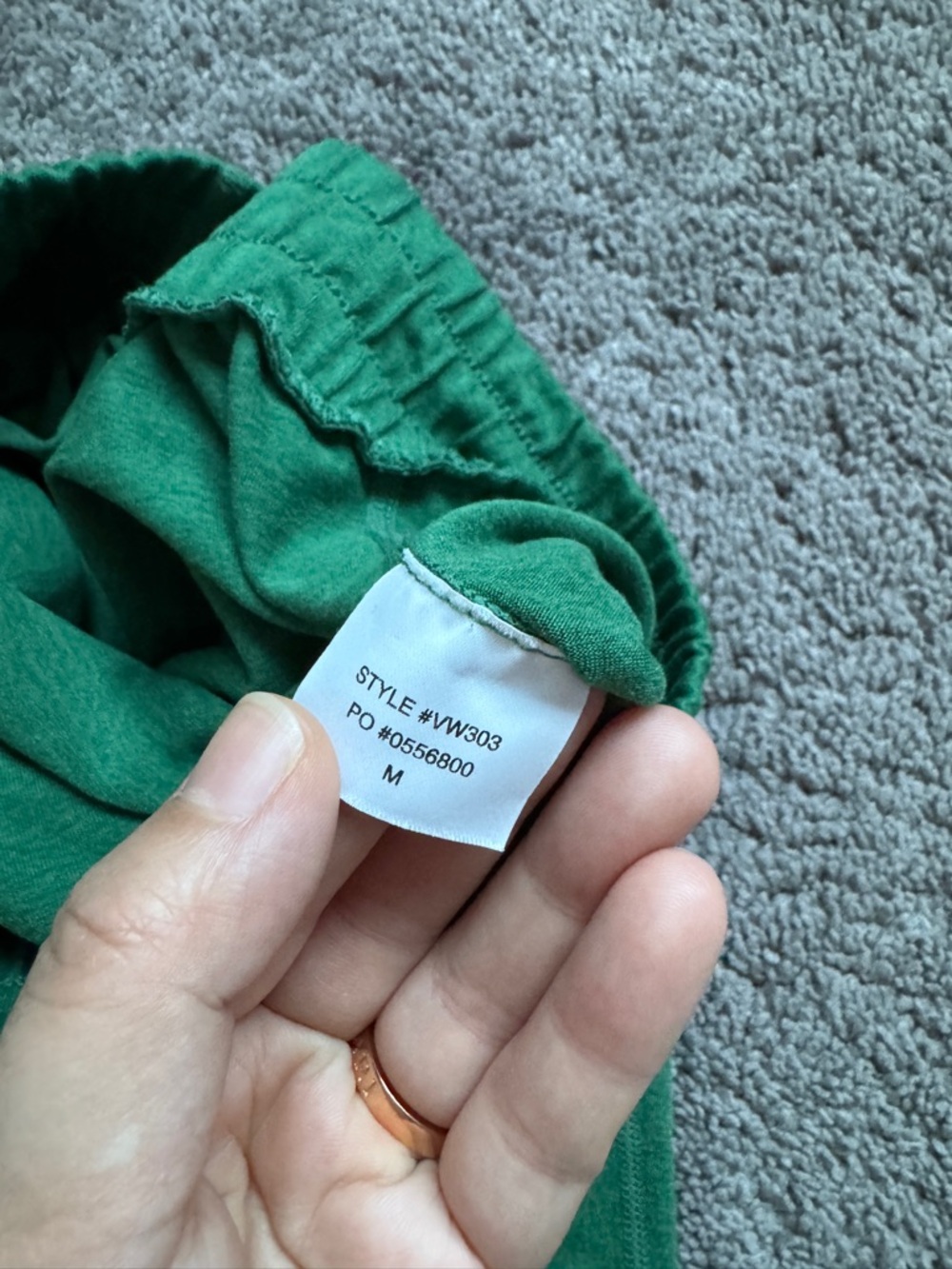 Vuori Green Drawstring Jogger Pants - Picture 3 of 5